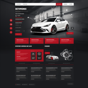 website template for auto shop